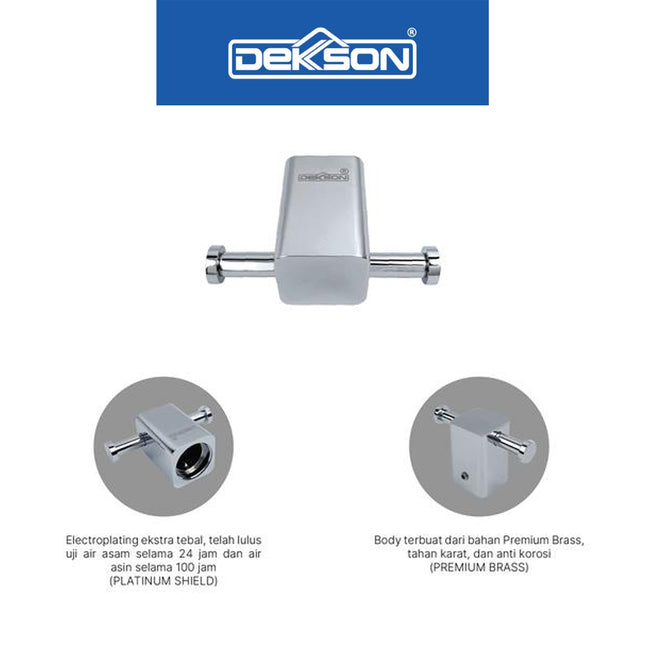 Hook Dekkson H 5412 Gantungan Kamar Mandi Brass Chrome Matte Black