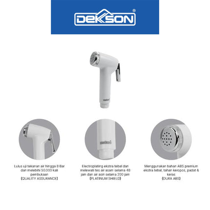 Jet Shower Toilet DEKKSON JSH 8101 Head Bidet Cebok Kloset