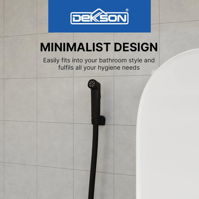 Jet Shower Set Toilet Dekkson JSS 1005SC Set Bidet Cebok Kloset Dura ABS Chrome Black Gunmetal