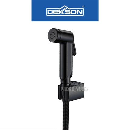 Jet Shower Set Dekkson JSS 8102 Complete Hose 120 Cm Keran Cebok Semprot Closet Duduk Toilet Jet Washer Lengkap Selang Fleksibel