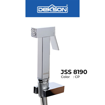 Jet Shower Set Dekkson JSS 8190 Complete Hose 120 Cm Keran Semprot Toilet Cebok Closet Washer Jet Lengkap Selang Fleksibel Hose