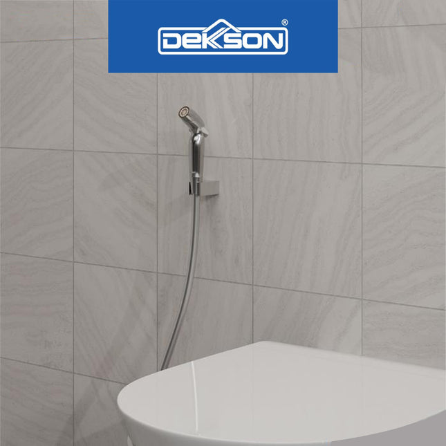 Jet Shower Set Dekkson JSS 8202 Toilet Bidet Cebok Kloset Bidet Cebok Kloset Complete Include Selang Hose Keran Semprot Cebok Closet Duduk Jet Washer