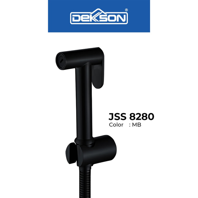 Jet Shower Set Toilet DEKKSON JSS 8280 Bidet Cebok Kloset Complete Include Selang Hose 120 Cm Keran Semprot Cebok Closet Duduk Jet Washer