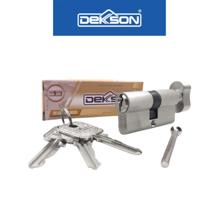 Knob Cylinder Silinder Knob Dekson Dekkson CYL TC DL 60MM SN Silinder Kunci Pintu