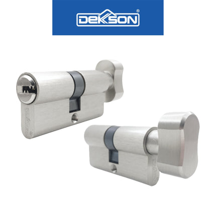 Knob Cylinder Silinder Kunci Dekkson CYL TC KK DL 60MM SN Thumbturn Cylinder Komputer Key
