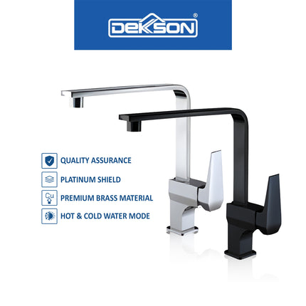 Kitchen Mixer Dekkson KMX 3848 Keran Mixer Dapur Faucet Sink Bak Cuci Piring Mix Air Panas Dekson KMX3848 Kitchen Tap Mixer