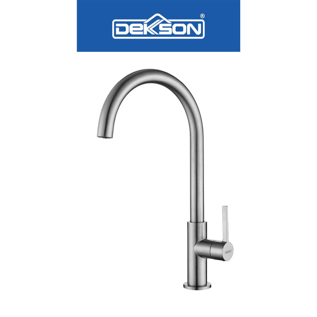 Kitchen Tap Dekkson KTD 1602 Keran Air Dapur Sink Cuci Piring Kitchen Faucet Chrome Polished Matt Black
