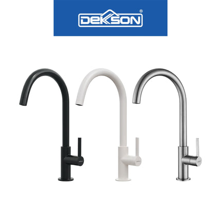 Kitchen Tap Dekkson KTD 1602 Keran Air Dapur Sink Cuci Piring Kitchen Faucet Chrome Polished Matt Black