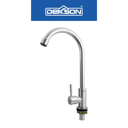 Kitchen Tap Dekkson Deck SUS 304 KTD 8001 SSS Keran Sink Dapur Kitchen Sink Faucet