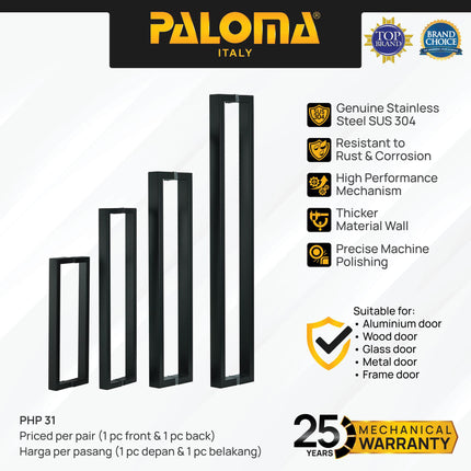 Pull Handle Paloma PHP 3131 3132 3133 3134 3135 3136 3137 Stainlesss Steel SUS 304