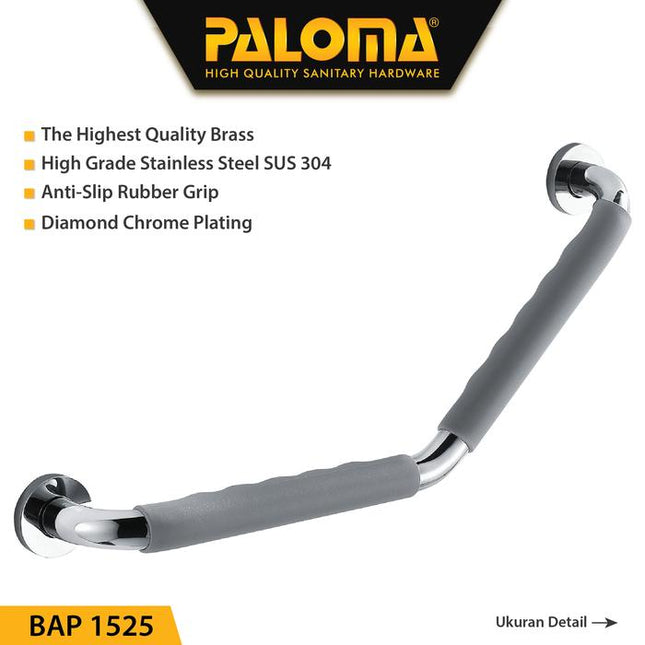 PALOMA BAP 1525 Pegangan Kamar Mandi Handle Bathtub Tub Toilet Bar L