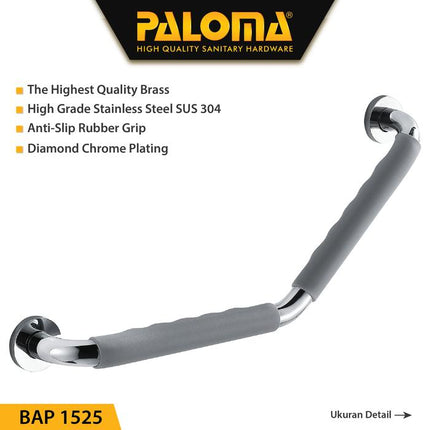 PALOMA BAP 1525 Pegangan Kamar Mandi Handle Bathtub Tub Toilet Bar L