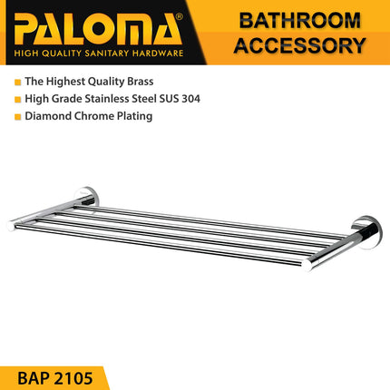 PALOMA BAP 2105 Rak Handuk Baju Gantungan Hanger Dinding Kamar Mandi