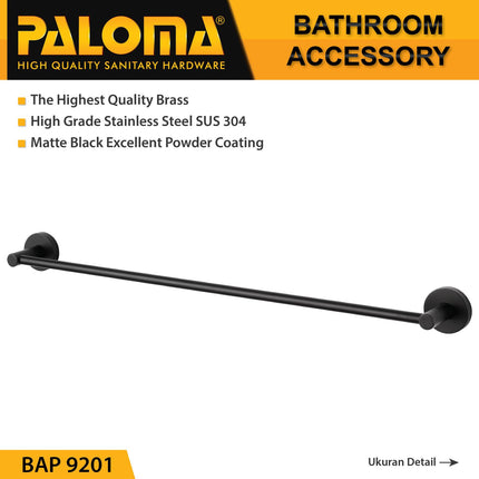PALOMA BAP 9201 Rak Handuk Baju Gantungan Hanger Dinding Kamar Mandi