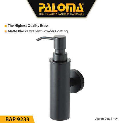 PALOMA BAP 9233 Dispenser Sabun Shampoo Cair Tempat Botol Pump Dinding