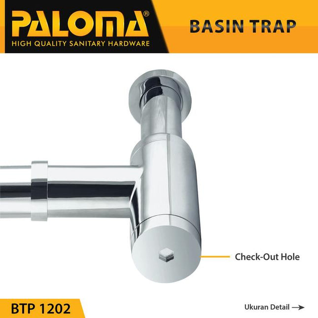 PALOMA BTP 1202 Sifon Wastafel Bottle Trap Pembuangan Botol Siphon