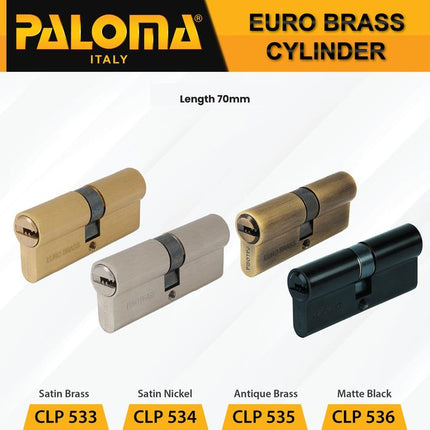 PALOMA Cylinder Kunci Pintu Silinder Anak Computer Key DC-CK Brass Kuningan CLP 513 514 515 516 533 534 536 543 544 545 546 556 566