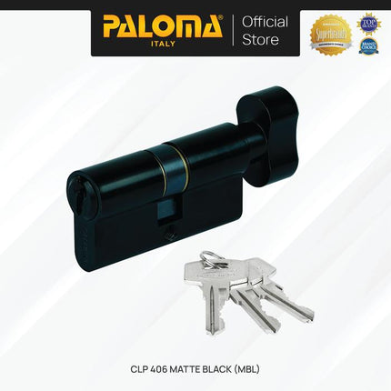 Cylinder Kunci PALOMA CLP 403 CLP 404 CLP 405 CLP 406 CLP 407 Gold Emas Grey Abu Antique Antik Black Hitam Gunmetal Gun Metal Pintu Silinder Knob Anak Standard Key KC-SK Brass Kuningan