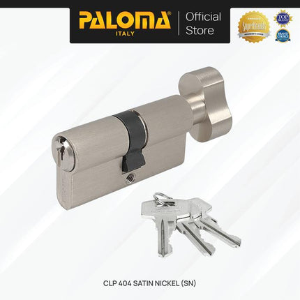 Cylinder Kunci PALOMA CLP 403 CLP 404 CLP 405 CLP 406 CLP 407 Gold Emas Grey Abu Antique Antik Black Hitam Gunmetal Gun Metal Pintu Silinder Knob Anak Standard Key KC-SK Brass Kuningan