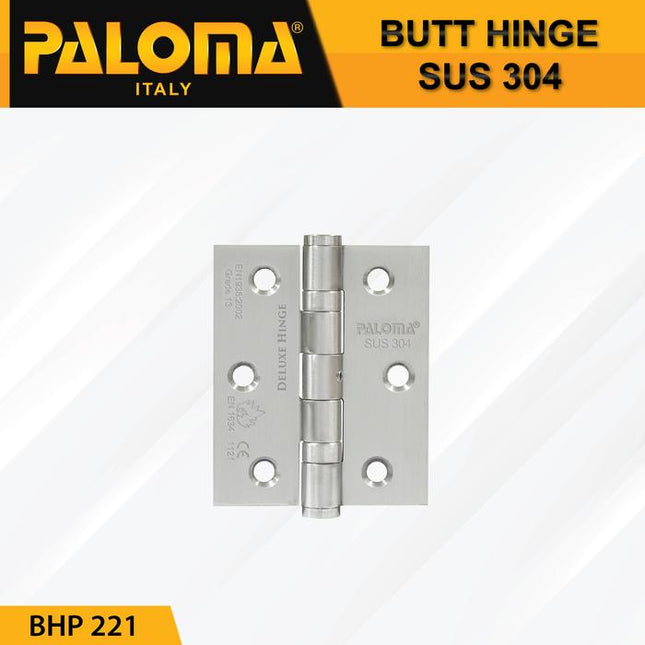 PALOMA Engsel Pintu Jendela Kupu Plat Butt Hinge Stainless BHP 22