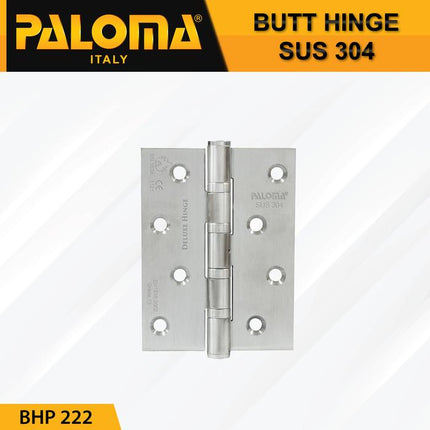 PALOMA Engsel Pintu Jendela Kupu Plat Butt Hinge Stainless BHP 22