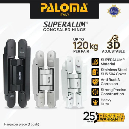 PALOMA Engsel Tanam Invisible Concealed Hinge Pintu Jendela IHP 81