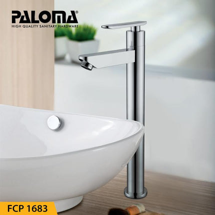 PALOMA FCP 1683 Keran Wastafel Tinggi Bambu Cuci Tangan Meja Kran Air Brass Kuningan