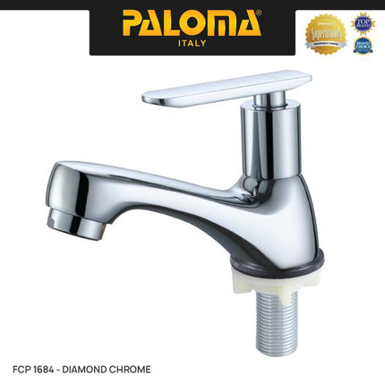 PALOMA FCP 1684 Keran Wastafel Kran Kithen Dapur Keran Cuci Piring Kran Air Sink Keran Cuci Tangan Basin Meja Table Kran Brass Kuningan Chrome Krom