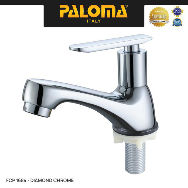PALOMA FCP 1684 Keran Wastafel Kran Kithen Dapur Keran Cuci Piring Kran Air Sink Keran Cuci Tangan Basin Meja Table Kran Brass Kuningan Chrome Krom