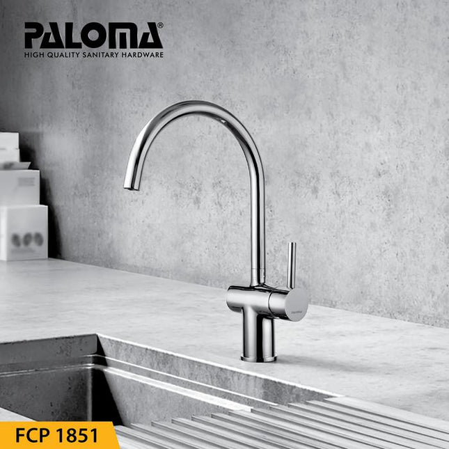 Keran Dapur PALOMA FCP 1851 Keran Mixer Cuci Piring Dapur Panas Dingin Kran Air Brass Kuningan