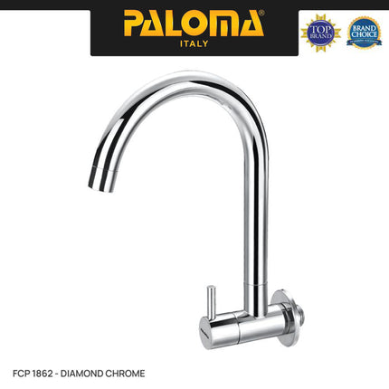 PALOMA FCP 1862 Keran Sink Angsa Cuci Piring Dapur Tembok Kran Air