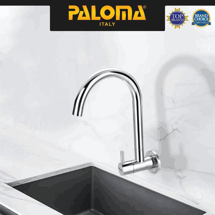 PALOMA FCP 1862 Keran Sink Angsa Cuci Piring Dapur Tembok Kran Air