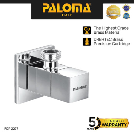 PALOMA FCP 2277 Keran Stop Cabang Keran Toilet Keran WC Keran Jet Shower Wall Tembok Keran Water Air Brass Kuningan Chrome Krom