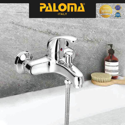 PALOMA FCP 2301 Keran Mixer Keran Bathtub Keran Shower Mandi Cold Hot Mix Panas Dingin Keran Air Elegant Durable Brass Kuningan Chrome Krom