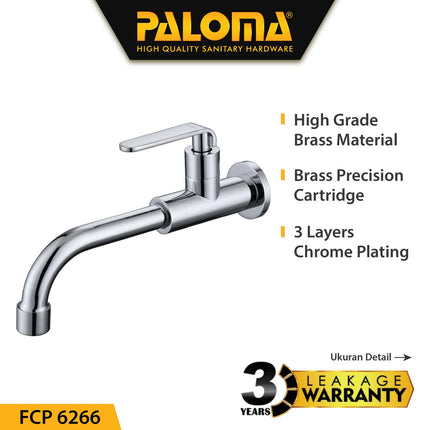 PALOMA FCP 6266 Keran Wastafel Sink Cuci Tangan Dapur Tembok Kran Air