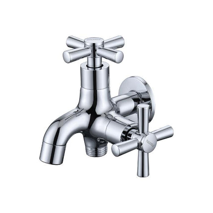 PALOMA FCP 6376 Keran Cabang Shower Bak Mandi Double Tembok Kran Air Brass Kuningan