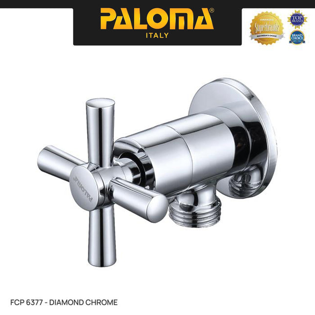 PALOMA FCP 6377 Keran Stop Cabang Keran Toilet Keran WC Keran Jet Shower Wall Tembok Keran Water Air Brass Kuningan Chrome Krom