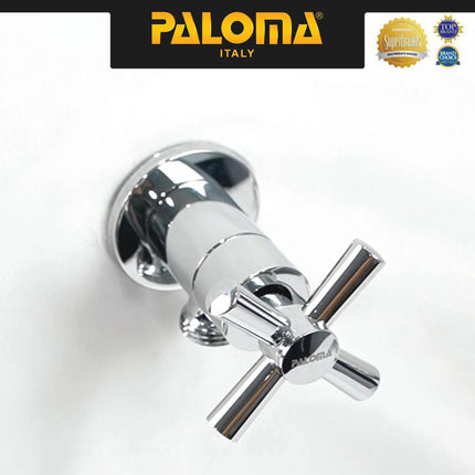 PALOMA FCP 6377 Keran Stop Cabang Keran Toilet Keran WC Keran Jet Shower Wall Tembok Keran Water Air Brass Kuningan Chrome Krom