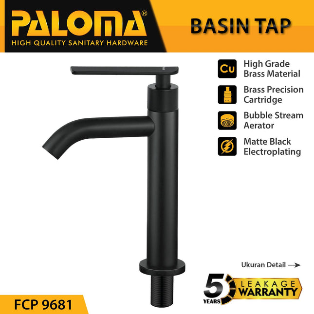 PALOMA FCP 9681 Keran Wastafel Sink Cuci Tangan Basin Meja Kran Air