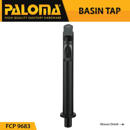 PALOMA FCP 9683 Keran Wastafel Tinggi Bambu Cuci Tangan Meja Kran Air