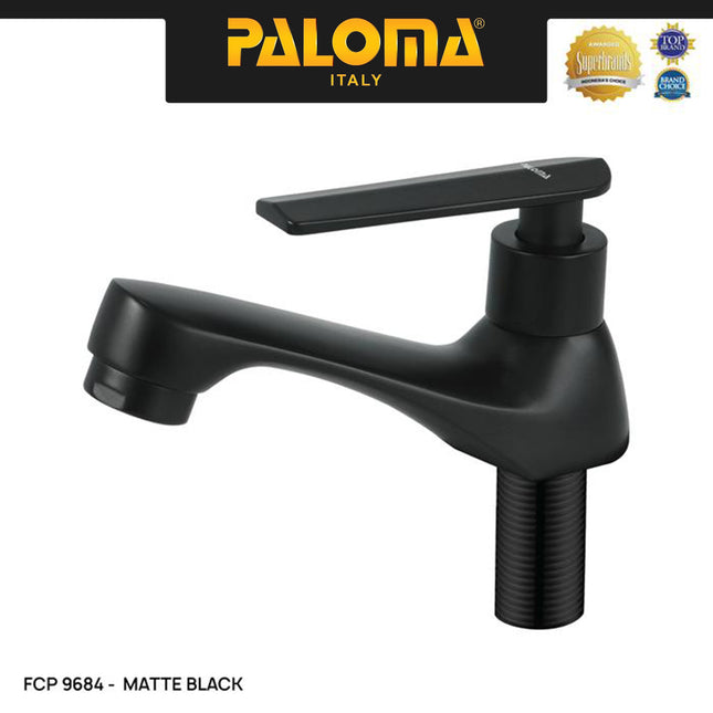 PALOMA FCP 9684 Keran Wastafel Kran Kithen Dapur Keran Cuci Piring Kran Air Sink Keran Cuci Tangan Basin Meja Table Kran Brass Kuningan Black Hitam Matte Black