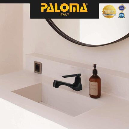 PALOMA FCP 9684 Keran Wastafel Kran Kithen Dapur Keran Cuci Piring Kran Air Sink Keran Cuci Tangan Basin Meja Table Kran Brass Kuningan Black Hitam Matte Black