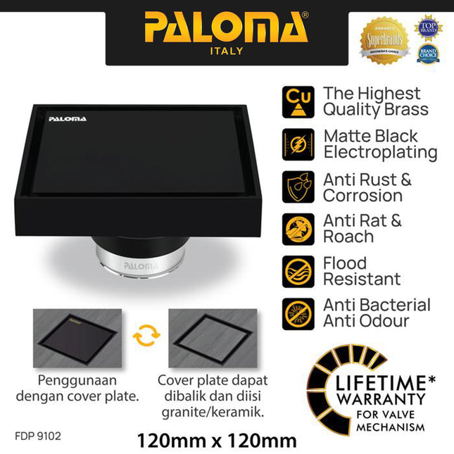 PALOMA FDP 9102 Floor Drain Strainer Saringan Got Kamar Mandi Anti Bau