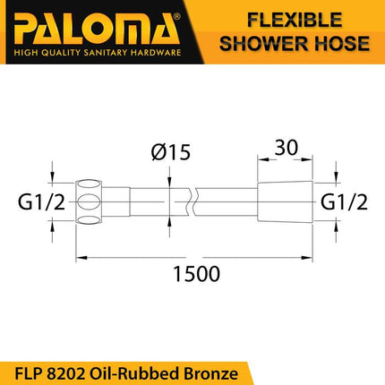 PALOMA Flexible Hose FLP 8202 FLP 9202 FLP 7205 FLP 7203 FLP 7202 Selang Handshower Hand Shower Fleksibel