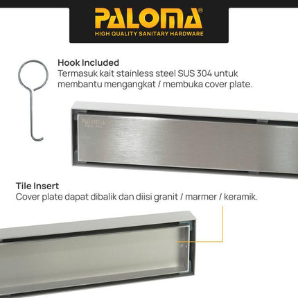 PALOMA Floor Drain Linear Panjang Saringan Got Kamar Mandi Long FDP 51