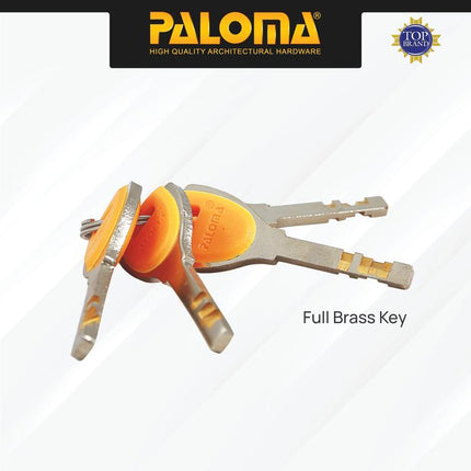 PALOMA Gembok Padlock Pagar Loker Kunci Pintu Leher Panjang Pendek Shackle Long Short Baja Hardened Steel Chrome Krom Silver Grey Abu PLP 501 502 503 504 505 506 507 508