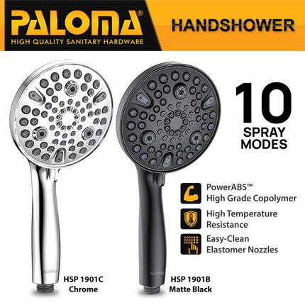 PALOMA HSP 1901 Hand Shower Mandi Handshower Head Kepala Sower 10 Mode