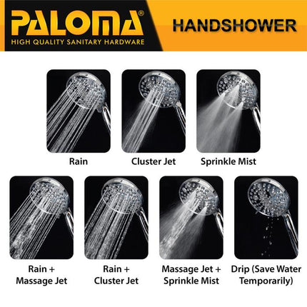 PALOMA HSP 1901 Hand Shower Mandi Handshower Head Kepala Sower 10 Mode