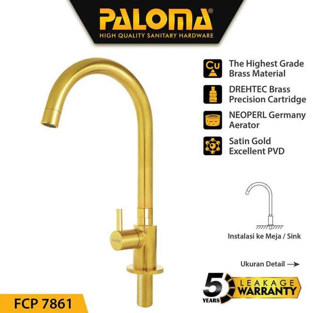 PALOMA Keran Sink Angsa FCP 7861 FCP 9261 Cuci Piring Dapur Kran