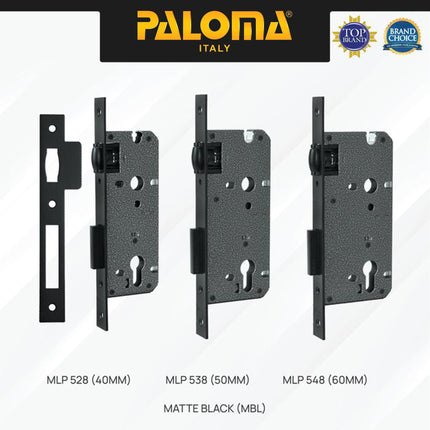 PALOMA Mortise Lock Kunci Pintu Lockcase Badan Body Roller Pelor MLP 5